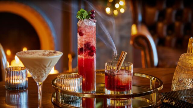 Christmas cocktails in the Ice House