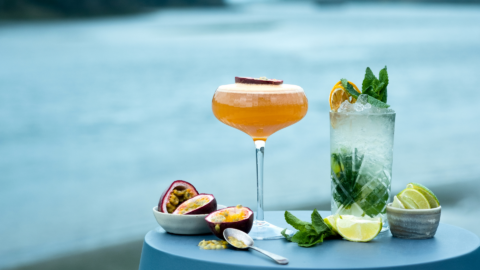 Pornstar and mojito with the river Moy in the background